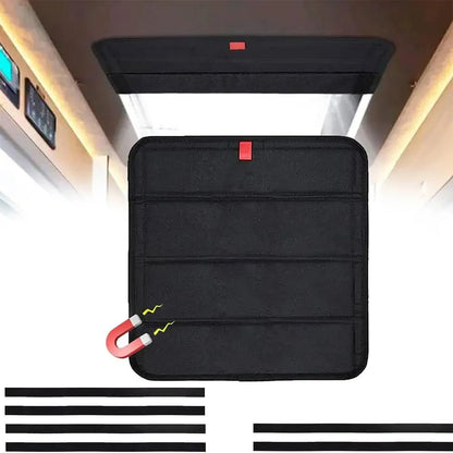 1pc RV Skylight Sunshade Foldable RV Roof Aluminum Film Reflective Shading Pad RV Parts Accessories Insulated Sunshade