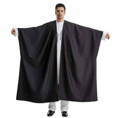 Abaya 2024 New Style Men's Robe, Arab, Saudi, Iranian, Dubai, United Arab Emirates Men's Muslim Fashion Outerwear Clothing M-XL