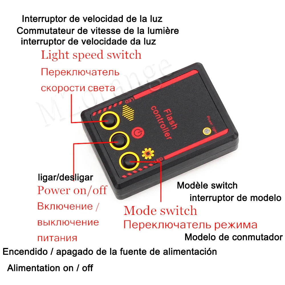 police lights for car Fso Truck Stroboscopes Strobe light auto Grille flash Ambulance Wireless Remote flasher Motorcycle Truck