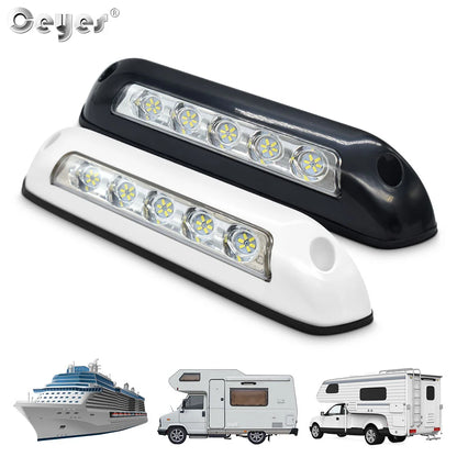 Caravan Modified Lights 12V 24V Motorhome RV sunshade LED outdoor light Porch Awning Trailer Roof Lamp waterproof Reading light