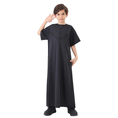 Ramadan Abayas For Prayer Clothes Boy Kids Muslim Dress Clothing Kebaya Abaya Turkey Arabic Islam Djellaba Robe Musulmane Hombre