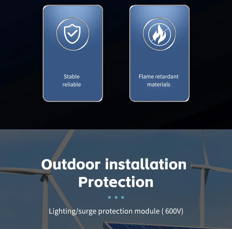 Solar Photovoltaik PV Combiner Box mit Blitzschutz 2 Eingang 1 aus DC 600V Sicherung mcb spd wasserdichte Box IP65