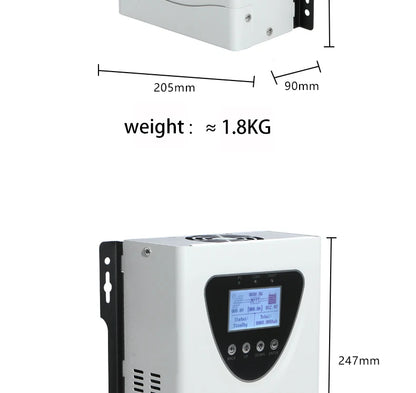 MPPT 60A 50A 30A  100A 150VDC Solar Charge Controller With LCD DISPLAY RS485 interface For12V 24V 36V 48V Home Solar System