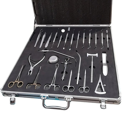 26 Pack Dental Instrument set Professional Dentistry Tools Dental Filler Elbow Scissors Scraper Dental Probe Dentist Material