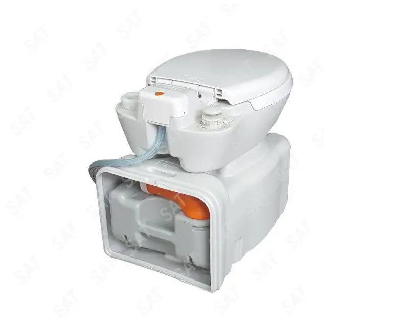 Motorhome Camper Van Integrated RV Bathroom Toilet 180 degree Rotating with Waste Water Tank