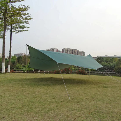 5.1x5.1m Large Camping Tarp Waterproof Octagon Butterfly Outdoor Sun Shelter Awning Tent Shade Sunshade Beach Tourist Canopy