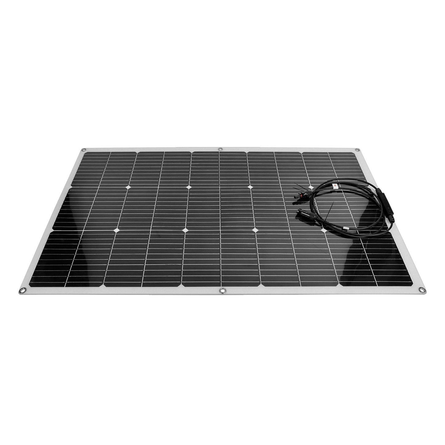 2PCS 200W 100W Flexible Solar Panel 12V 24V Solar Charge Battery Solar Panel Kit 30A Controller Camping RV Home Solar Power Bank