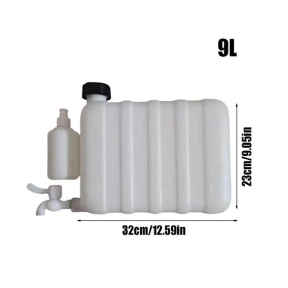 Truck Water Tank 9L Vehicle Water Container With Spigot Water Jug Portable Utility Water Tank Water Carrier For Truck Trailer RV