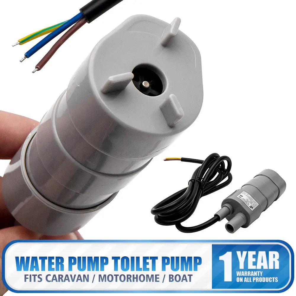 High Flow Submersible Water Pump Replacement Pump for Thetford Toilets C200 C200CW C2 C400 RV Spare Parts