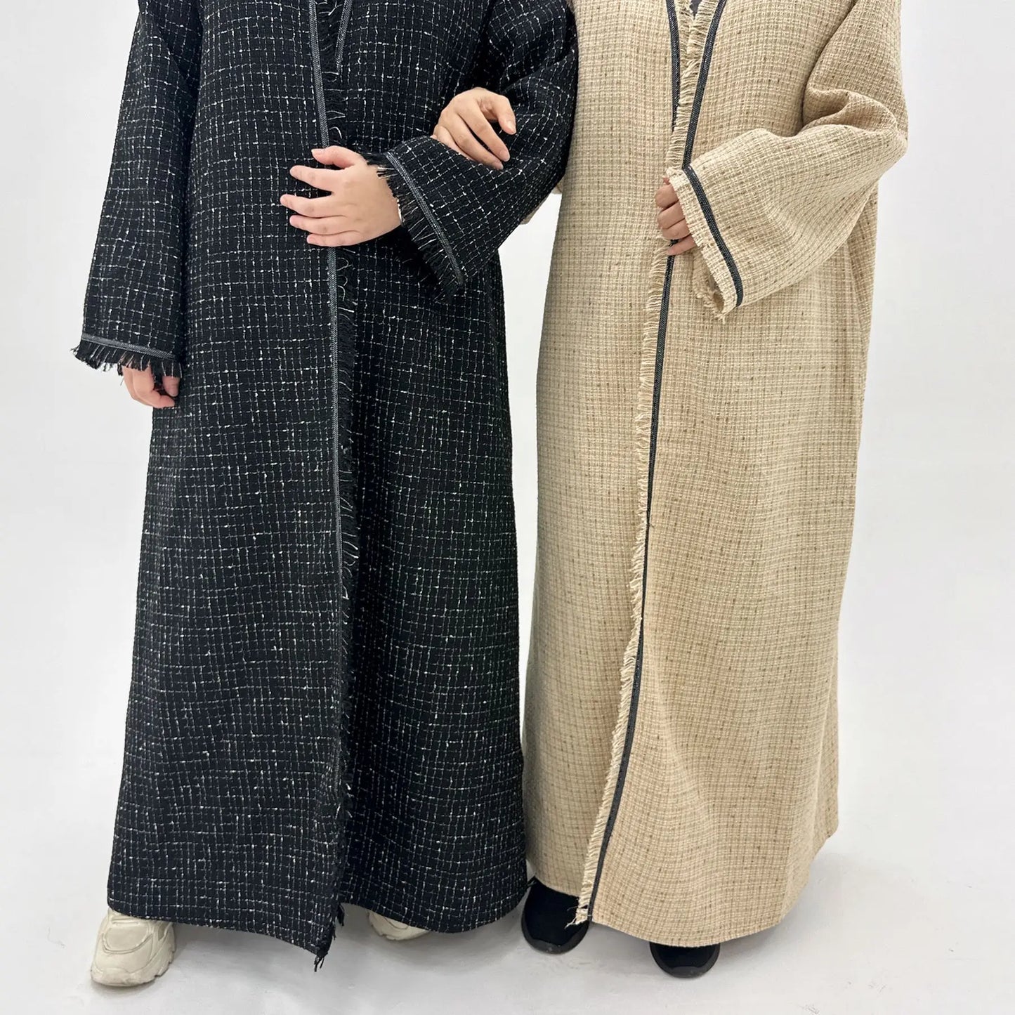 Winter Thicken Abaya for Women Outwear Muslim Eid Long Robe Ramadan Morocco Dubai Abayas Kaftan Islam Jalabiya Dresses 2025