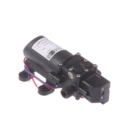 70W DC 12V Micro Electric Diaphragm Reflux Water Pumps Automatic Switch 6L/Min High Pressure Car Washing Spray Self Priming Pump