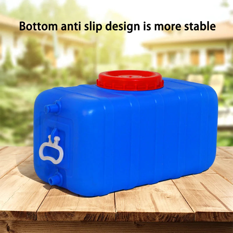 160L Car Mounted Water bucket RV Horizontal Water Storage Bucket Domestic Water Tank Plastic Bucket ExtraLarge Capacity