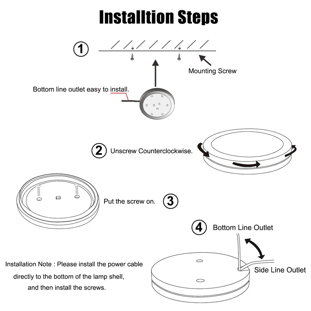 4PCS Camper Accessories RV Ceiling Lights Caravan Interior Reading Lamp Roof  Light for Motorhome RV Caravan Boat