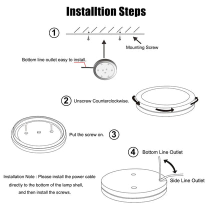 4PCS Camper Accessories RV Ceiling Lights Caravan Interior Reading Lamp Roof  Light for Motorhome RV Caravan Boat