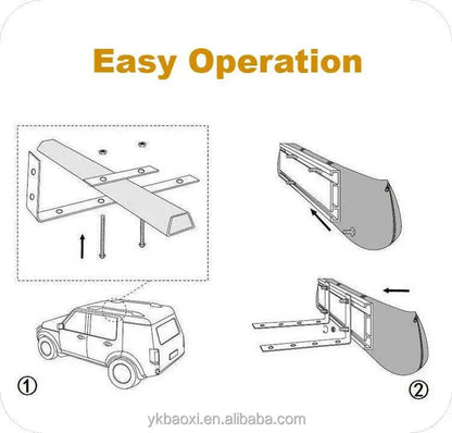 Caravan Awnings,Manufacture Low MOQ Economical Camping Motorhome Caravan Freestanding Car Side Awning