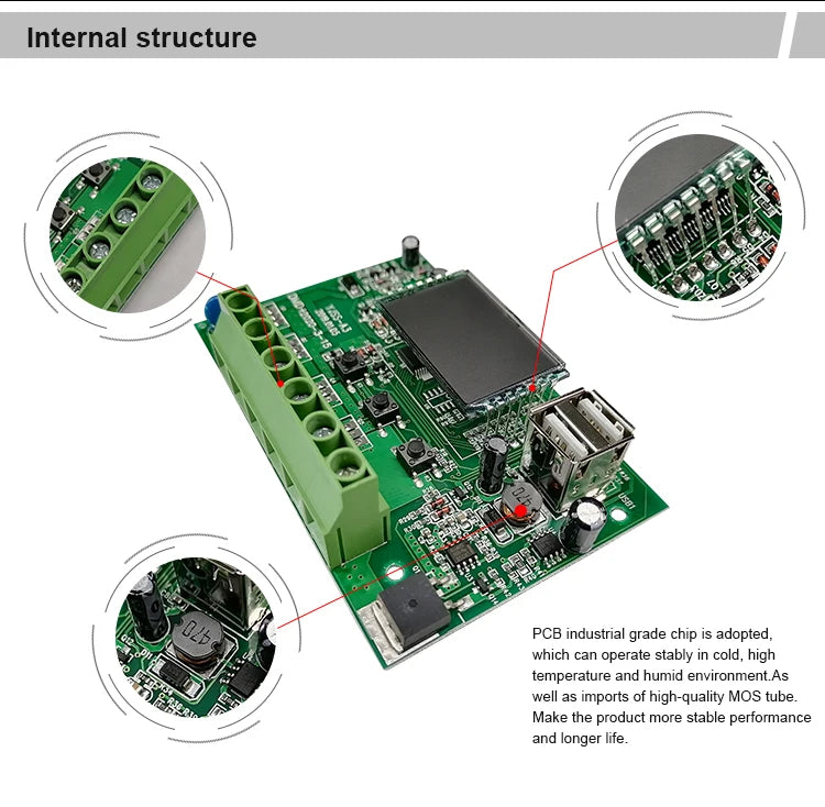 Energy Solar Controller Dual USB 5V Output LCD Display PWM Battery Charger 10A/12V/24V Solar Panel Charge and Discharge