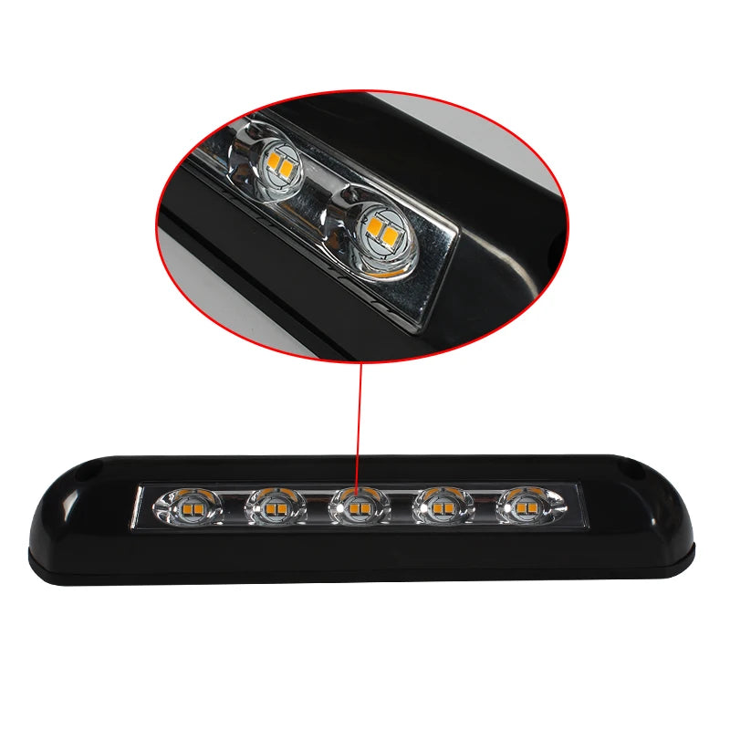 12V/24V RV LED Awning Porch Light Waterproof Motorhome Caravan Interior Wall Lamps Light Bar RV Van Camper Trailer Exterior Lamp