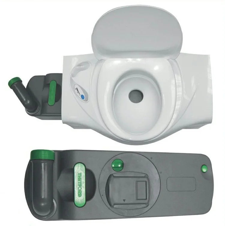 Bench-Style RV Toilet Cassette Toilet with Water Tank for Caravan C402