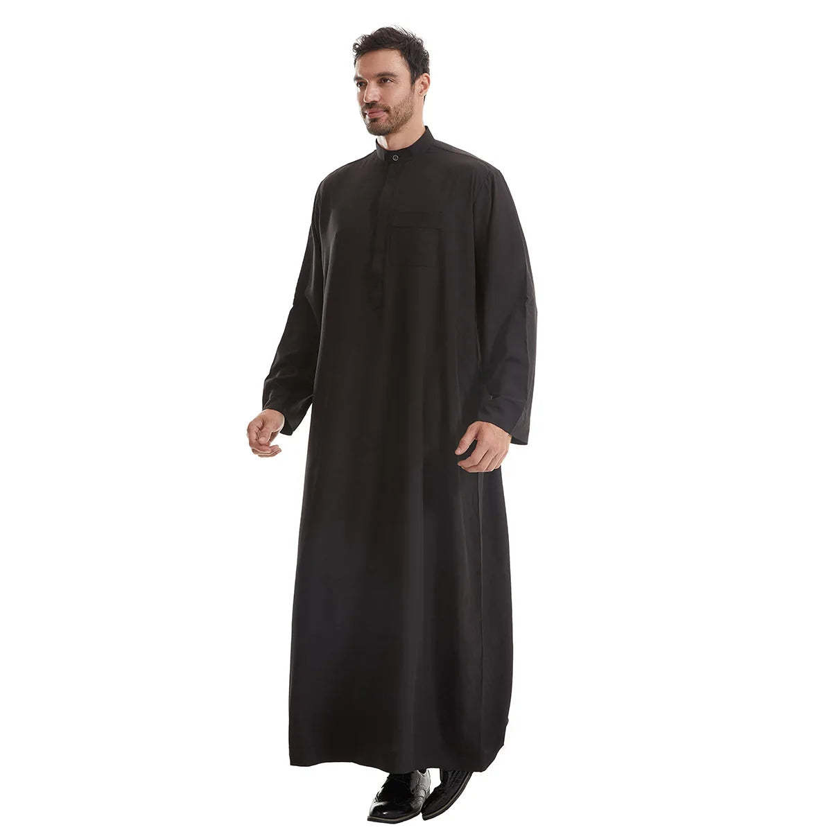 Muslim Abaya Prayer Kaftan Men Kimono Dishdasha Turkey Arabic Djellaba Islam Jubba Thobe Morocco Pocket Robe Ramadan Eid Abayas