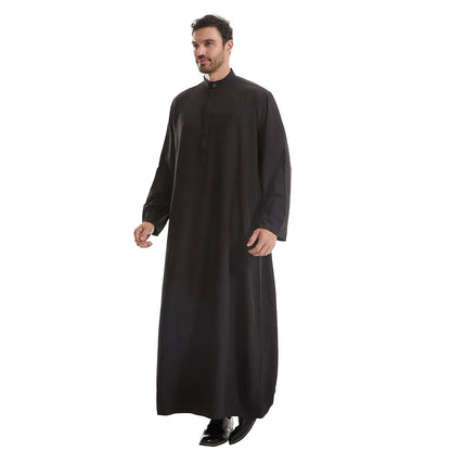 Muslim Abaya Prayer Kaftan Men Kimono Dishdasha Turkey Arabic Djellaba Islam Jubba Thobe Morocco Pocket Robe Ramadan Eid Abayas