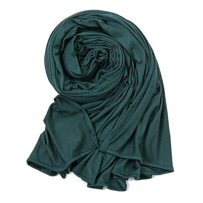 Big Size Jersey Hijabs for Woman Turban Mercerized Cotton Hijab Scarf Shawl Turbans for Women Headscarf Scarves Ramadan Foulard