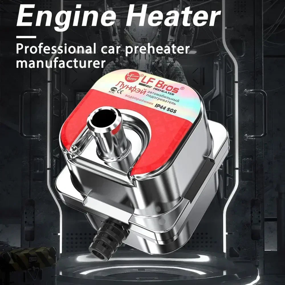 3000W 220V Car Engine Heater Diesel Auto Engine Antifreeze Preheater Truck Coolant Heater Parking Heater Car Heating Accessories