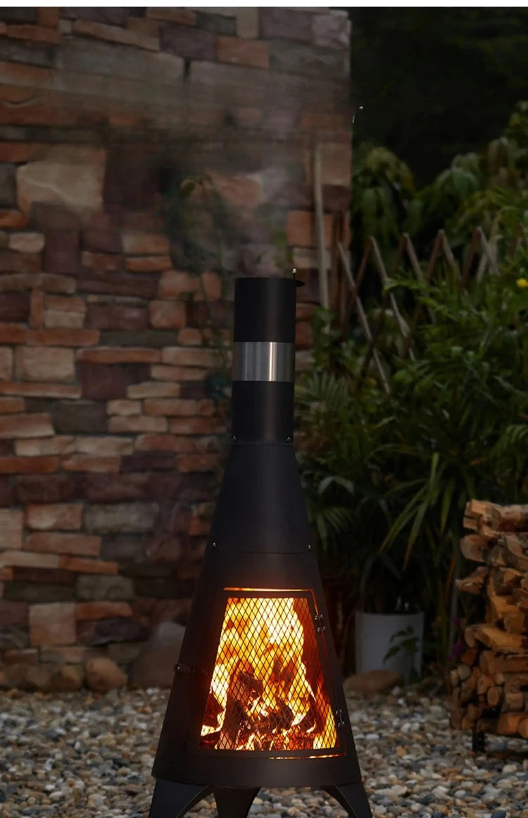 Outdoor Garden Fireplace Camping Wood Stove Mini Burner Travel Fire Camping Heater Bonfire Calentador Para Terraza Furniture