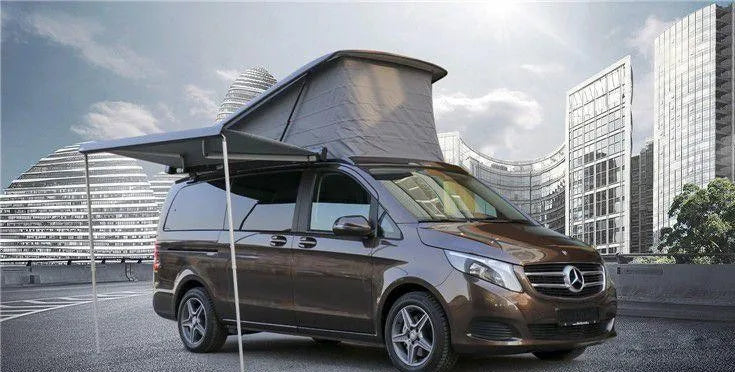 Mercedes Sprinter campervan conversion kit rv lift bed and roof top tent pop up roof lifting mechanism from Dongtai