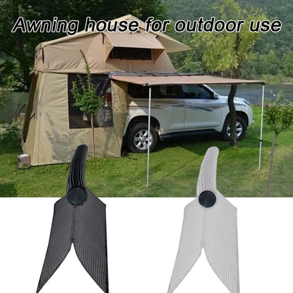 Car Accessories Caravan Awning Rail Piping 6mm Double Flap Black PVC Core Keder Camping/Tent/Awnings/Tents Accessories