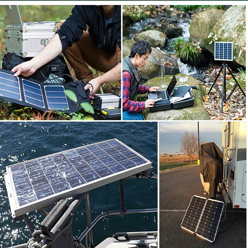 6000W Solar Panel 18V High Efficiency 3KW Portable Power Bank Flexible Charging Outdoor Solar Cells For Battery Home RV Camping