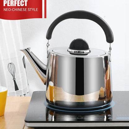 2L/3L/4L Thickened Whistle Kettle 304 Stainless Steel Rapid Heating Boiling Water Pot For Home Tea Kettle