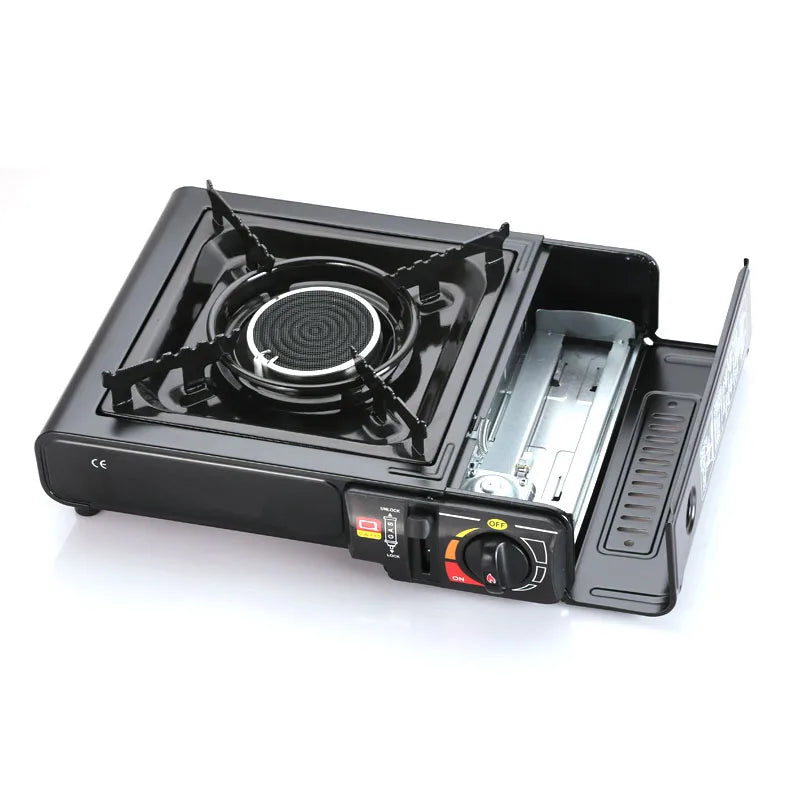 Portable Outdoor Infrared Ceramic Cassette Butane Camping Picnic Cooker Windproof Energy Saving Gas Stove BBQ Cooking Kitchen