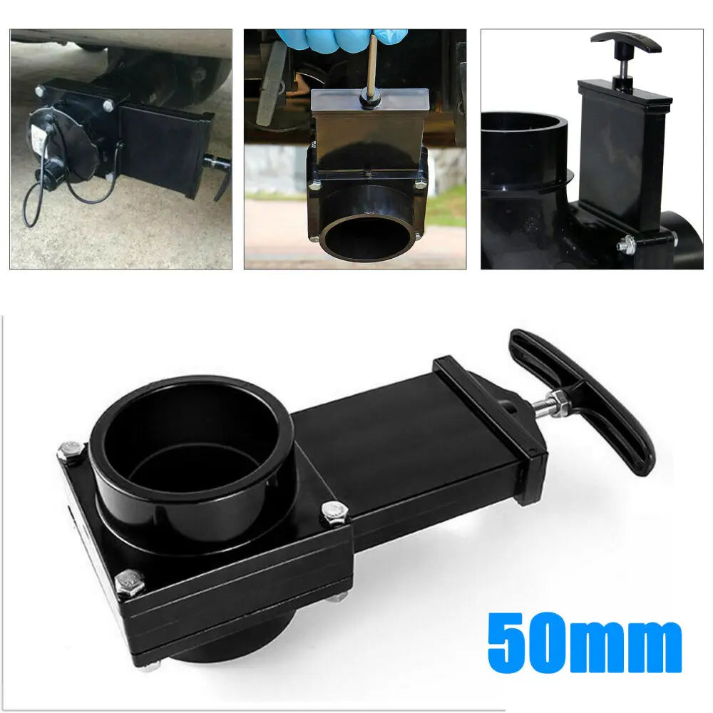 Caravan Accessories 50mm Plastic Water Tanks For Camper Trailers Replacement Dump Valves Drain Valves For Caravan Camper