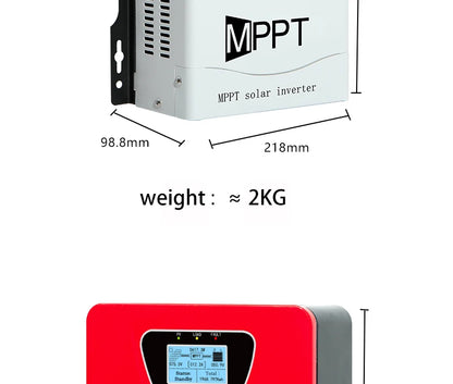 MPPT 100A 60A 50A 30A 150VDC Solar Charge Controller With LCD DISPLAY RS485 interface For12V 24V 36V 48V Home Solar System