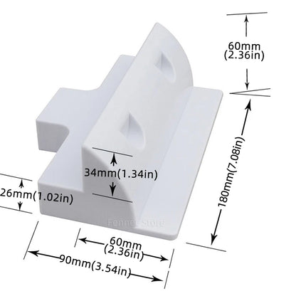 Solar Panel Mounting Brackets ABS Corner Bracket Kit Drill-Free Widely Used on Roofs of RV, Caravans, Vehicles, Camper Vans