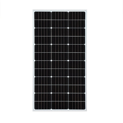 BOGUANG Rigid Solar Panel Set Glass SolarPanel 100W 200W (2pcs 100W Rigid panel solar ) 18V Photovoltaic charging for battery