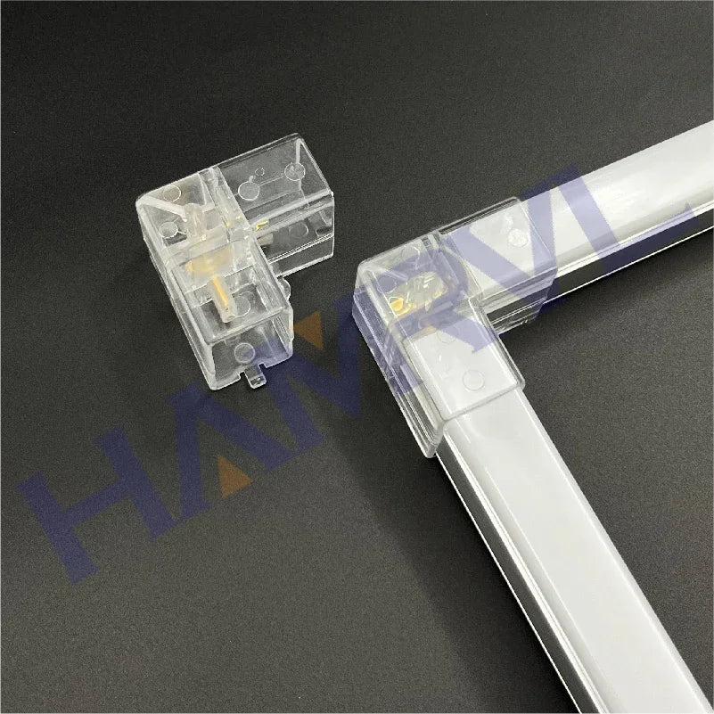 HAMRVL All Copper 2-Pin V/Y/L/T/I Connector and Cable for LED Lamp is Suitable for LED Garage Ceiling Hexagon Light 110-240V