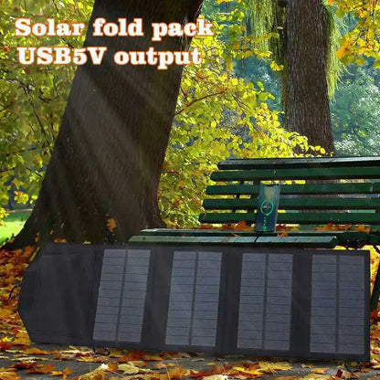 Foldable Solar Panel 500W  Portable Solar Panels Fast Charger USB 5V DC Full  Power Solar Panel Mobile Power Bank For Camping