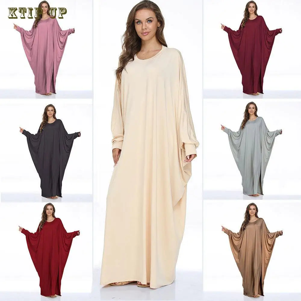 Muslim Long Kimono Hijab Dress for Women, Dubai Abaya, Islam Clothing, Button Shirt, Maxi Dresses, African Abaya