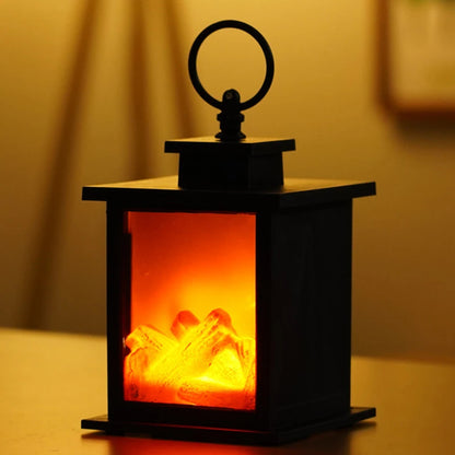 LED Fireplace Lights, Charcoal Style Decorative Table Lamp,  Flame Lighting for Winter Christmas Holiday Gift Party Home Decor