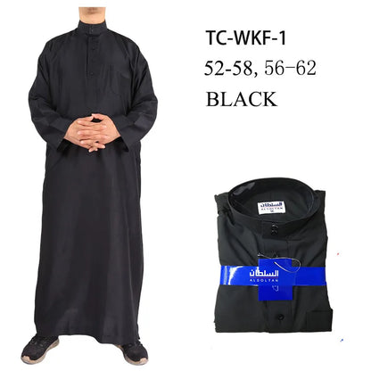 Muslim Fashion Men Robe Kaftan Abaya Pakistan Jubba Men Bonnet Homme Musulman Arabic Islamic Clothing New Qamis Homme Musulman