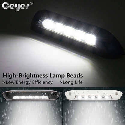 Caravan Modified Lights 12V 24V Motorhome RV sunshade LED outdoor light Porch Awning Trailer Roof Lamp waterproof Reading light