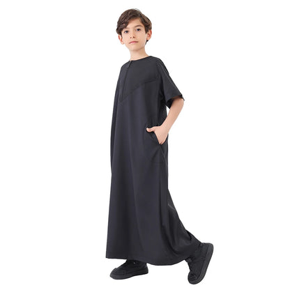 Ramadan Abayas For Prayer Clothes Boy Kids Muslim Dress Clothing Kebaya Abaya Turkey Arabic Islam Djellaba Robe Musulmane Hombre