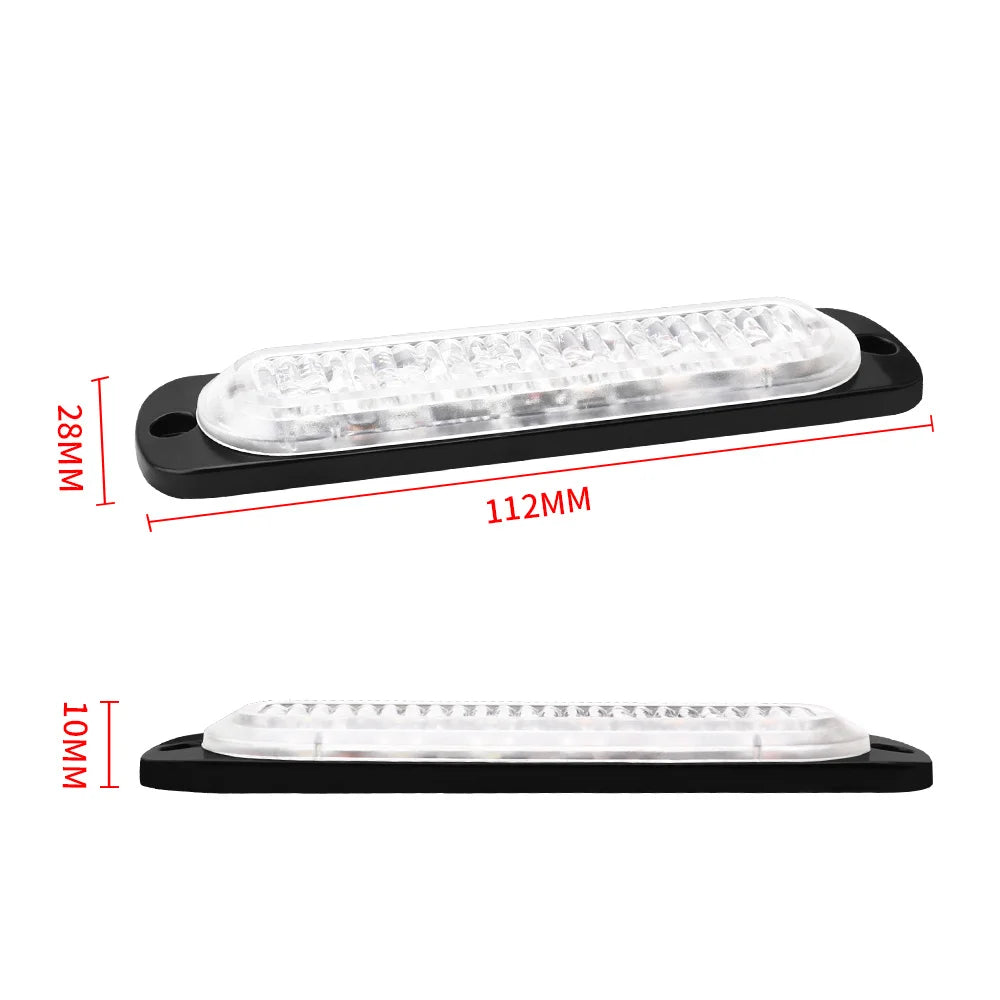 Flashing Grille Emergency 6LED Warn Police Lights For Car TRUCK Strobe Led Light 12V 24V