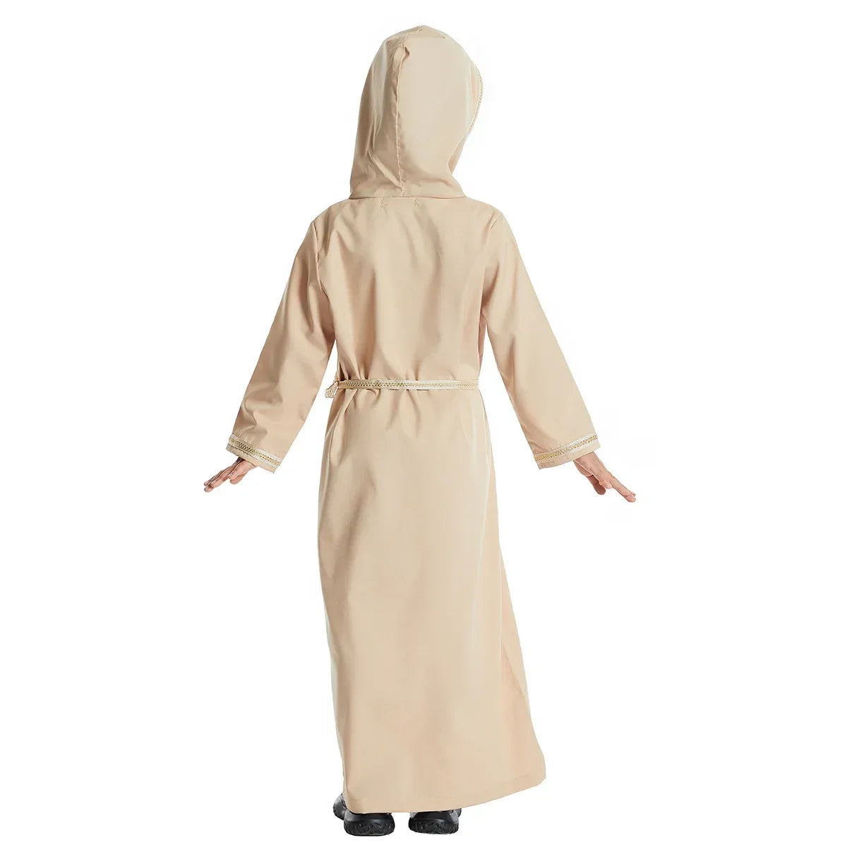 Kids Muslim Girls Abaya Prayer Hooded Long Maxi Dress Turkey Kaftan Arab Robe Dubai Islam Morocco Eid Party Ramadan Gown Caftan