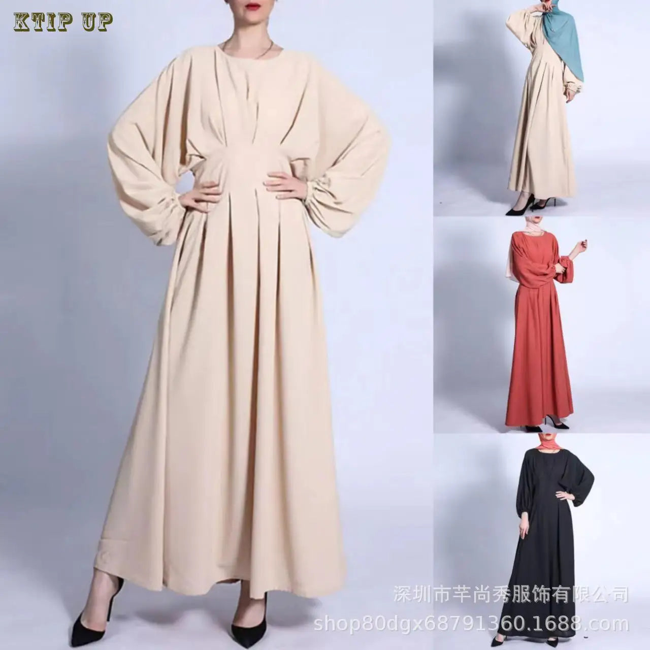 Muslim Long Kimono Hijab Dress for Women, Dubai Abaya, Islam Clothing, Button Shirt, Maxi Dresses, African Abaya