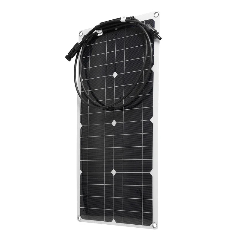 300W/600W Solar Panel 18V Flexible Solar Cell 10A-100A Controller Suitable For Mobile Phone Car RV Camping Solar Plate Charger