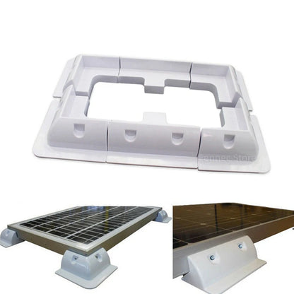 Solar Panel Mounting Brackets ABS Corner Bracket Kit Drill-Free Widely Used on Roofs of RV, Caravans, Vehicles, Camper Vans