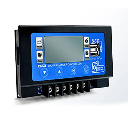 12V/24V 30A60A LCD Large Digital Display Bluetooth Wifi Solar Charge Controller Embedded Snap-on Energy Storage MPPT Controller