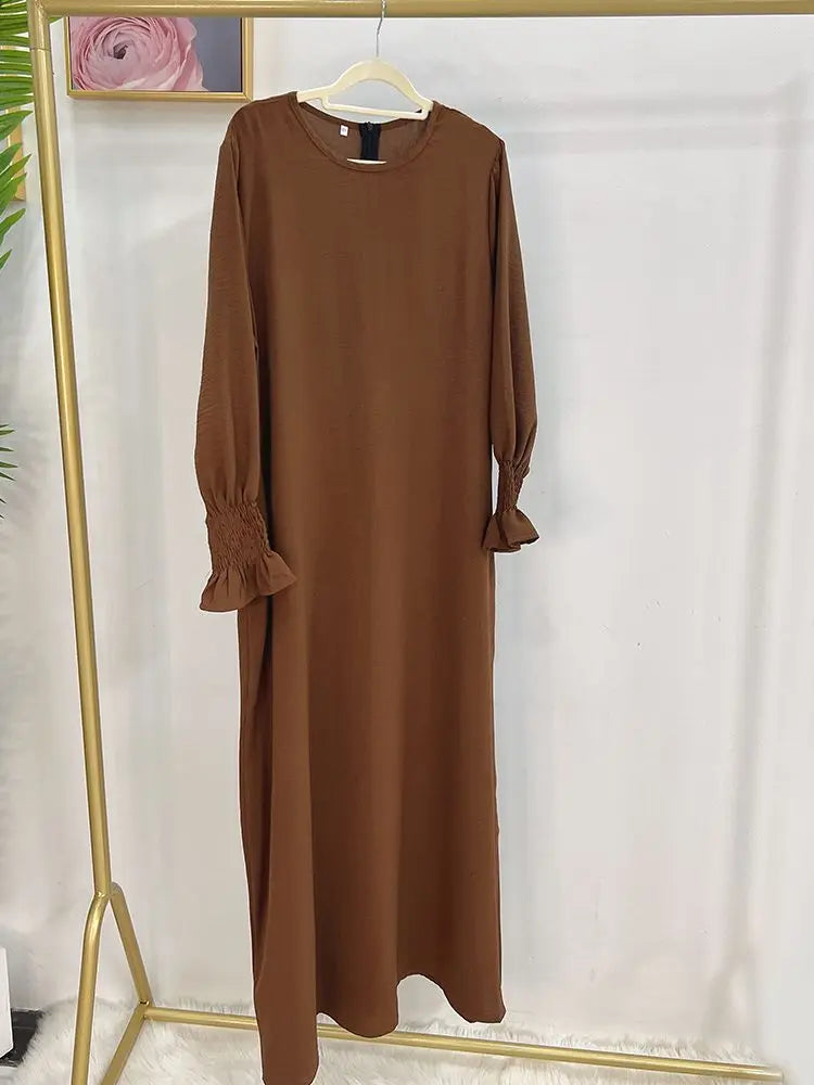 Ramadan Abaya Dubai Kaftan Muslim Long Dress Turkey Abayas For Prayer Islamic Clothing Women Robe Longue Femme Musulmane